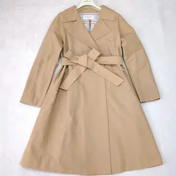 새상품급 BIANCA EPOCA 비앙카 에포카 베이지 랩 코트
