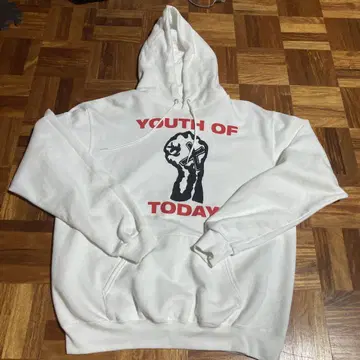 YOUTH OF TODAY 후드티 화이트 L Champion