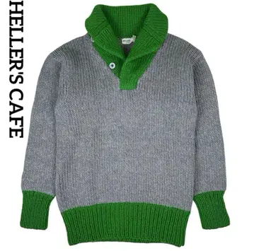 HELLER'S CAFE 헤러즈카페 숄카라 니트 웨어하우스