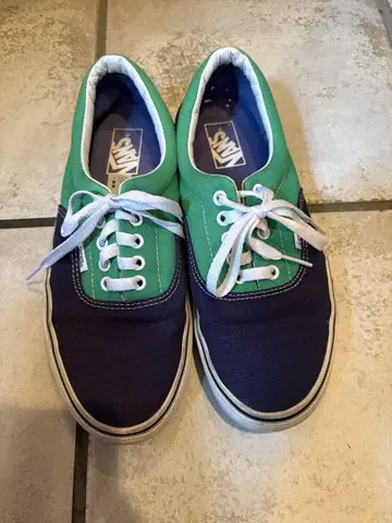 Vans ERA 스니커즈 그린 네이비