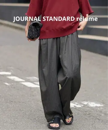 새상품 JOURNAL STANDARD relume 핀스트라이프 커브 이지