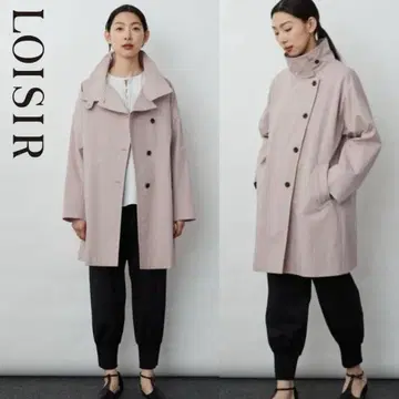 LOISIR 로와지르 정가 37,000원 코튼 스탠드 카라 숏코트