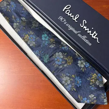 90's 당시 폴스미스 노스탤지어 보타니컬 플라워 넥타이