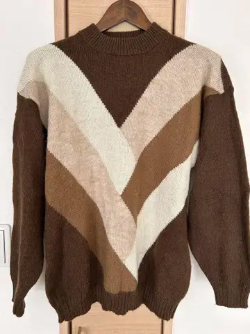 [ kit vintage 구매품 ] 80s 페루산 알파카 니트