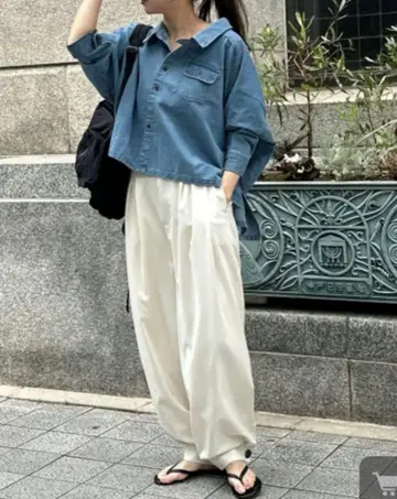 데님 셔츠