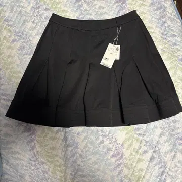 블랙 플리츠 스커트 사이즈 40
