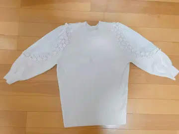 Noela 옅은 핑크 니트탑 7부 기장