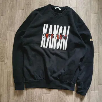 80s 구하기 어려움 극레어 야마모토 간사이 Daiwa 콜라보 맨투맨 L