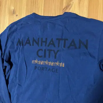 Manhattan Portage 네이비 긴팔 티셔츠 M