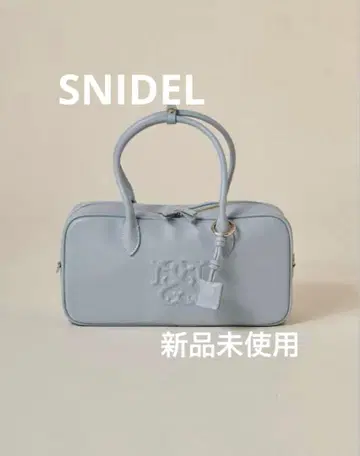 SNIDEL 엠보싱 로고 보스턴 백