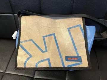 KULT BAG 메신저 백 베이지/파랑
