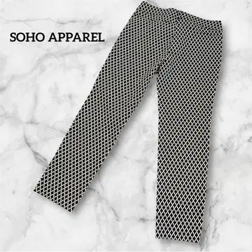 SOHO APPAREL 새상품급 멋진 다이아몬드 패턴 팬츠