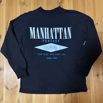 Manhattan Portage 그래픽 트레이닝복 M 블랙