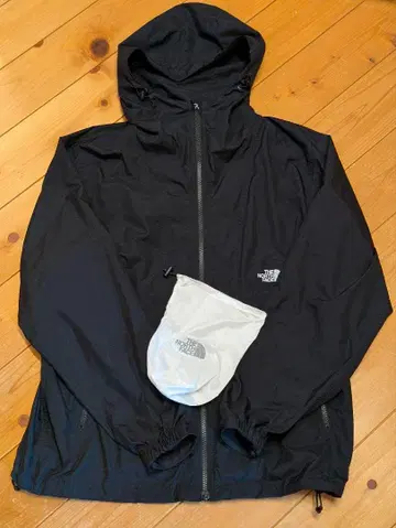 THE NORTH FACE 블랙 컴팩트 자켓 M 수납 봉투 포함