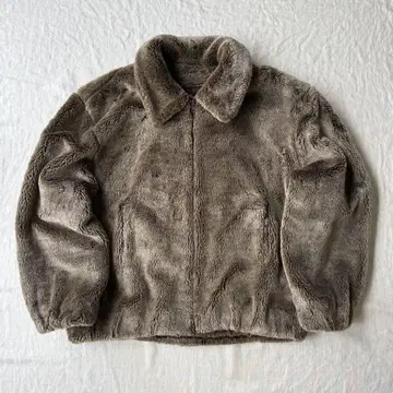 VINTAGE OVERSIZE FAKEFUR JACKET GANGSTA