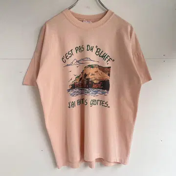 80s 90s 캐나다제 싱글 스티치 T셔츠 빈티지 구제 의류 반팔