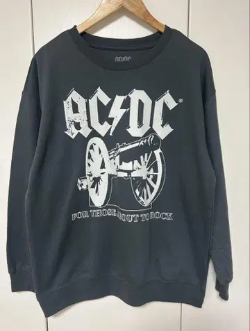 [ AC/DC ] 스웨트 셔츠 그레이 XL 사이즈