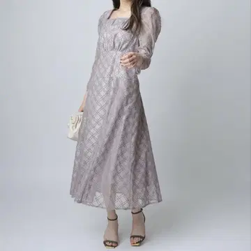[ 새상품급 ] 리랜드트루*웨이브 체크 원피스