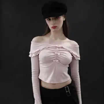 dryrose LOVESOME RIBBON TOP(PINK)