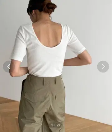 CANAL JEAN BLUE BRICK 백리스T셔츠