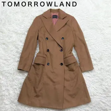 투모로우랜드 컬렉션 캐시미어 체스터 코트 여성용 38 M