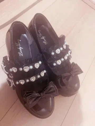 시마무라 x 마시로 아리스 매니시 슈즈 블랙