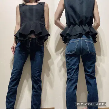 MOUSSY 마우지 스키니 데님 청바지 사이즈 24 로우라이즈