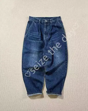 Graphpaper Salvage Denim 투턱 팬츠 M