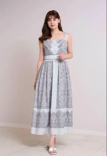 Herlipto Marbella Panel Printed Dress
