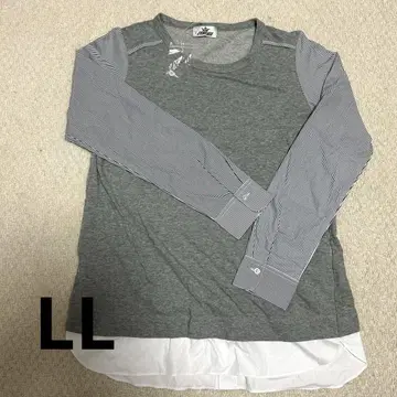 미사용 상의 빅 사이즈 LL 그레이