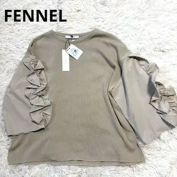[ 미사용 택 포함 ] FENNEL 벌룬 블라우스 이소재 프릴