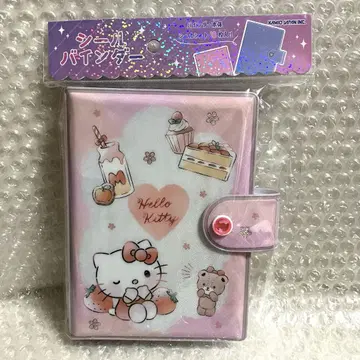 산리오 키티 씰 바인더 씰 북 핑크 딸기 카미오 재팬