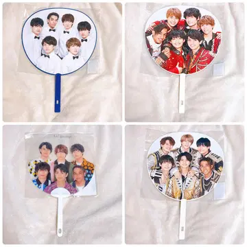 [ 미사용 새상품 ] A!group 부채 일괄 묶음 판매 4점