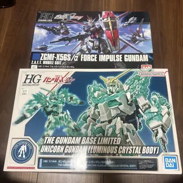 HG 포스 임펄스 건담 & 유니콘 건담