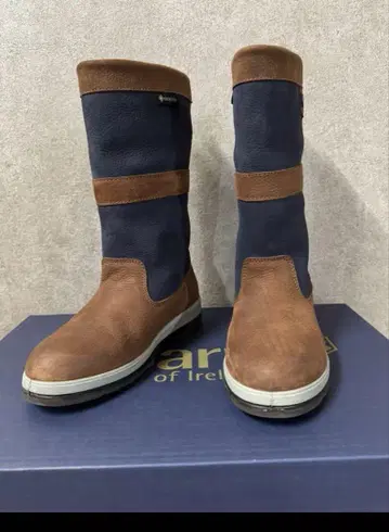 dubarry 알티마 GORE-TEX 브라운 네이비 23.5cm