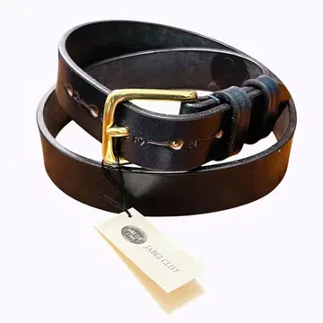 Jabez Cliff 재베츠클리프 가죽 벨트 28mm NAVY 32