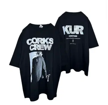 쿠로유메 CORKSCREW 2025 빅 실루엣 티셔츠