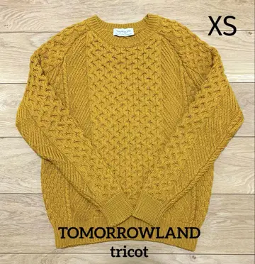 TOMORROWLAND [ 램스울 케이블 크루넥 니트 ]