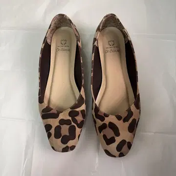 HIMIKO 레오파드 무늬 플랫슈즈 22.5cm 박스 없음