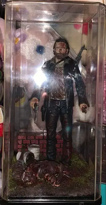 워킹데드 커스텀 피규어 릭 좀비