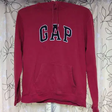 GAP 후드 부착 후드티 L 사이즈 빨간색