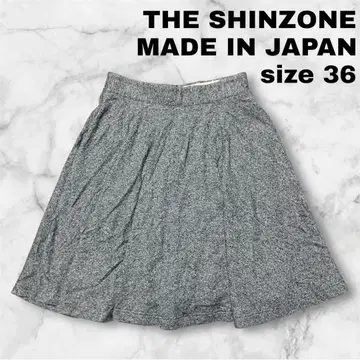 새상품급 THE SHINZONE 신존 맨투맨 스커트 일본제 36 M