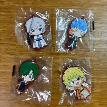 새벽의 연화 캡슐 러버 마스코트 사룡 키자 신아&아오 재하 제노