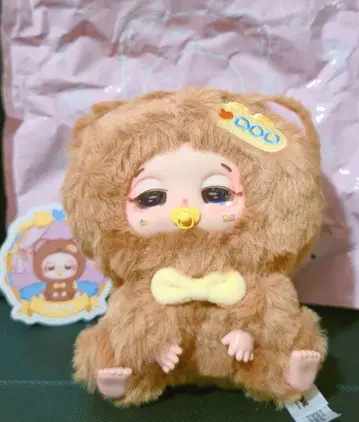 Doudou 행운 시리즈 sleepy baby 졸린 아기 곰