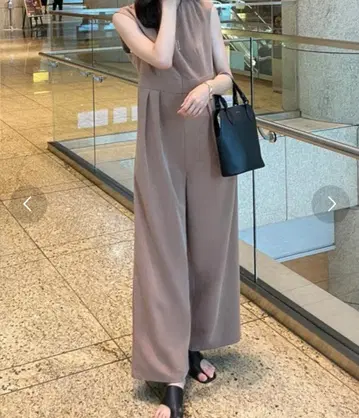 브라운 슬리브리스 올인원