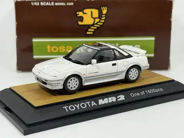 1/43 도요타 AW11 MR2 화이트/실버