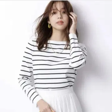 티셔츠 같은 보더 니트
