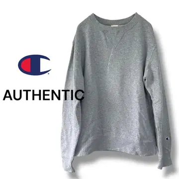 [고품질] Champion authentic 그레이 크루넥 트레이닝복 M