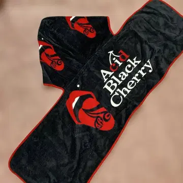 Acid Black Cherry 후드 부착 타월