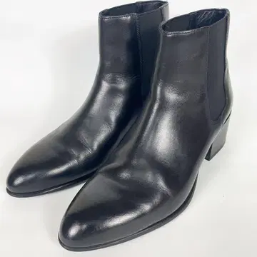 [ 새상품급 ] ZARA 가죽 첼시힐 부츠 3617 스틸레토